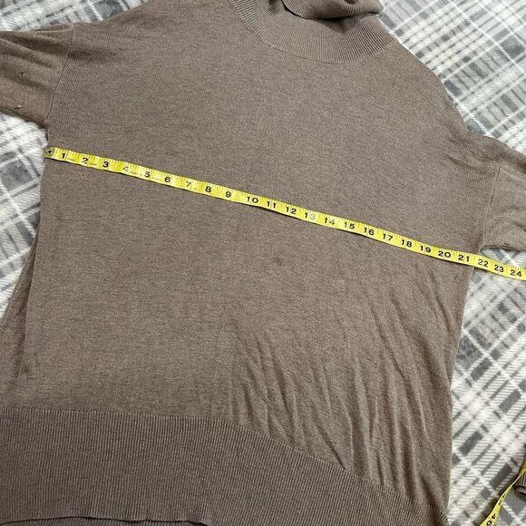 Joan Vass turtle neck tunic sweater - Picture 3 of 12